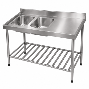 Pia Industrial em Aço Inox- Ref 66