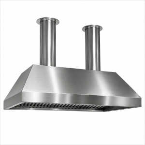 Coifa de Centro em Aço Inox com Duas Saídas- Ref 94