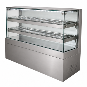 Vitrine para Bolos em Aço Inox-Ref 62