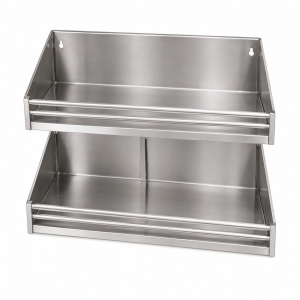 Fruteira Dupla em Aço Inox com Tubos sob Medida- Ref 32