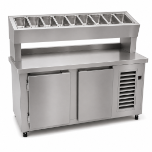 Balcão Condimentador em Aço Inox - Ref 33