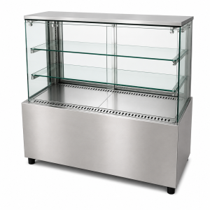 Vitrine  Balcão para Quiosque Vidro Duplo sob Medida- Ref 45