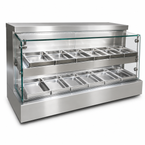 ESTUFA EM AÇO INOX COM 12 BANDEJAS INDIVIDUAIS- Ref 04