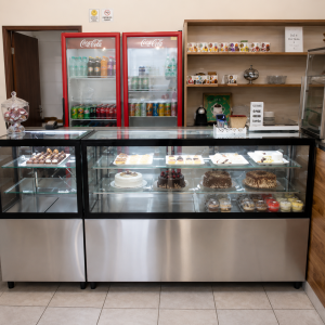 Balcão Vitrine em Aço Inox Refrigerada e Neutra