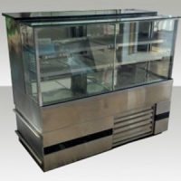 Fabricação de vitrine em aço inox sob medida para bares, restaurantes, lanchonete e confeitaria 6